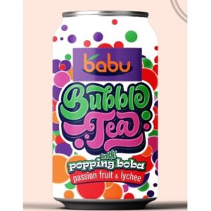 BABU BUBBLE TEA 315 ml  Passion fruit &lychee
